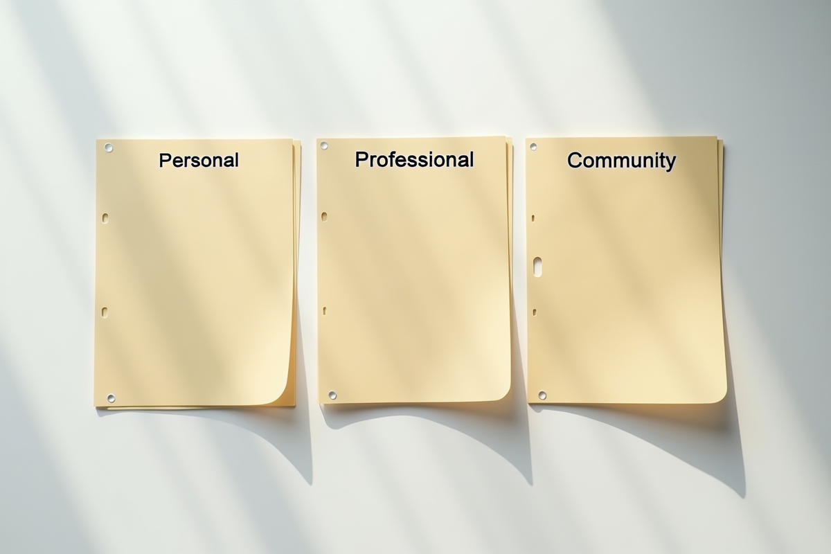 Dossiers de projets personal professionnel et communautaire